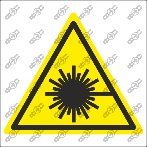 Знак W10 - Опасно! Лазерное излучение