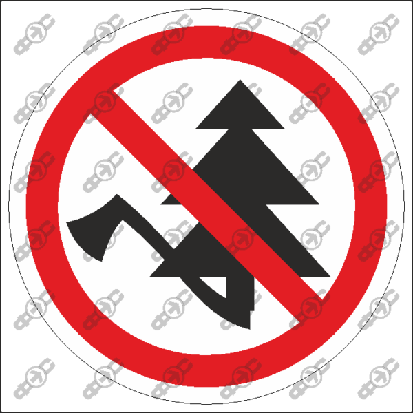 Знак P61 — Вырубка деревьев запрещена