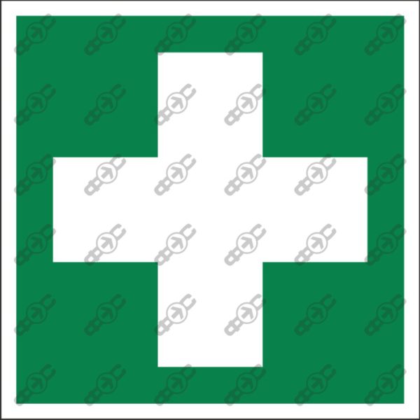 Знак Е003 - Аптечка первой помощи / First aid