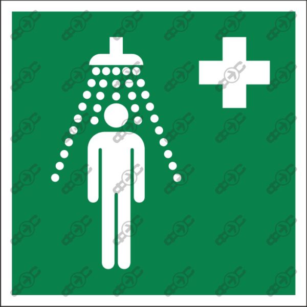 Знак Е012 - Аварийный душ / Safety shower