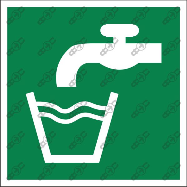 Знак Е015 - Питьевая вода / Drinking water
