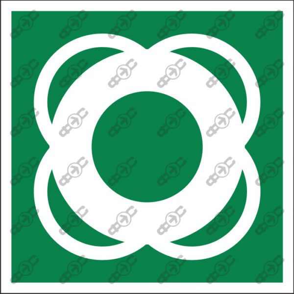 Знак Е040 - Спасательный круг / Lifebuoy