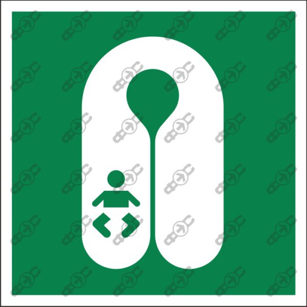 Знак Е046 - Спасательный жилет младенца / Infant's lifejacket