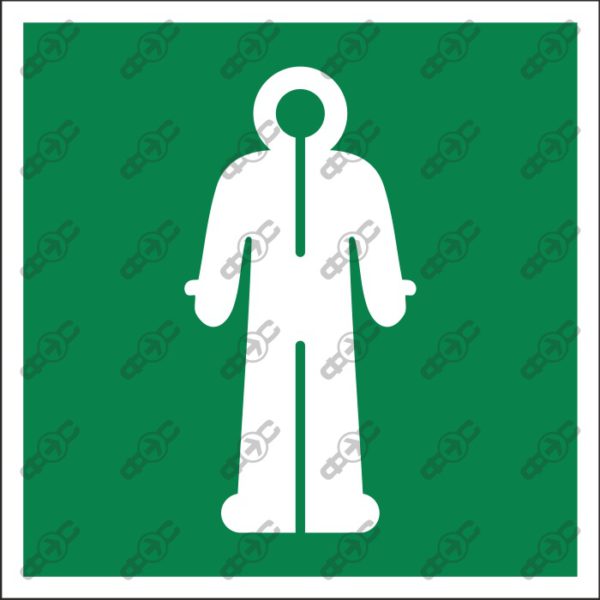 Знак Е056 - Спасательный костюм / Survival clothing