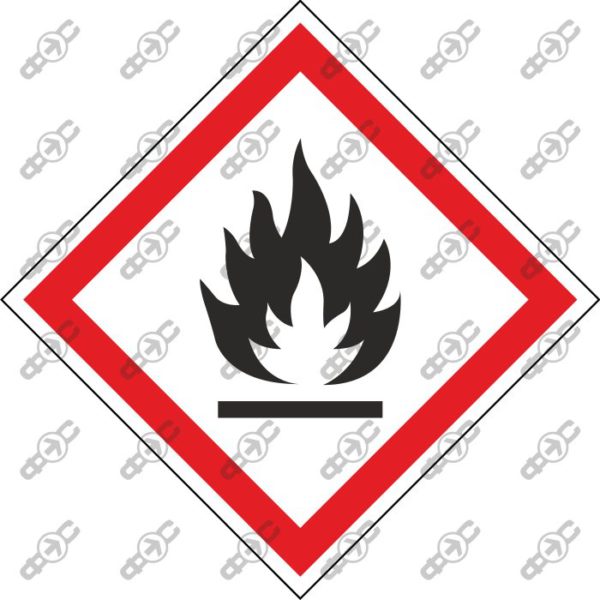 Знак GHS02 - Опасно! Воспламеняющееся вещество
