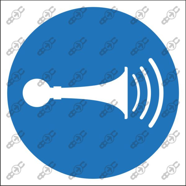Знак M029 - Звуковой сигнал / Sound horn
