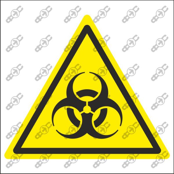 Знак W009 - Биологическая опасность / Biological hazard