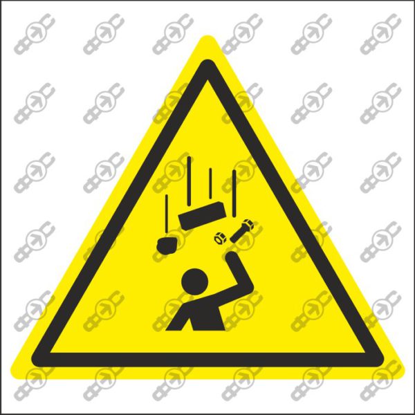 Знак W035 - Падающие предметы / Falling objects